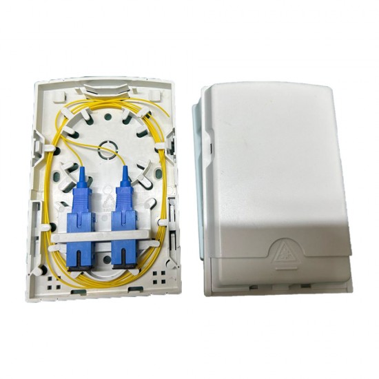 FTTH box for 2 splices FTTH box for 2 splices