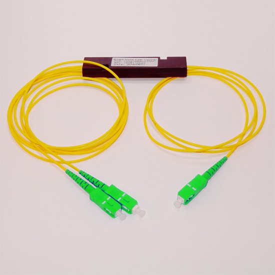 PLC splitter 1x2 APC ABS BOX PLC splitter 1x2 APC ABS BOX