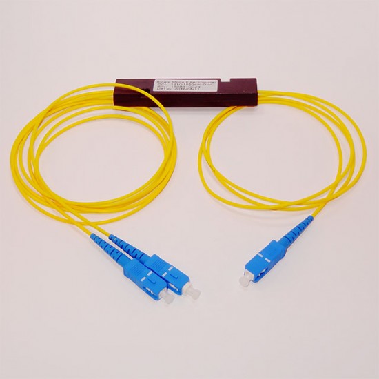 PLC splitter 1x2 SC/PC ABS BOX PLC splitter 1x2 SC/PC ABS BOX