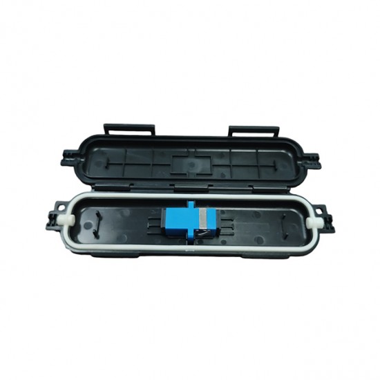 Plastic box for 1 splice-adapter Plastic box for 1 splice-adapter